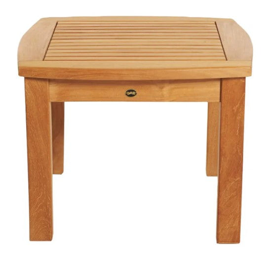 ARB Teak Side Table - 24 Inch Square Outdoor Patio Furniture for Garden, Deck, Poolside - Weather-Resistant & Durable (60 cm)