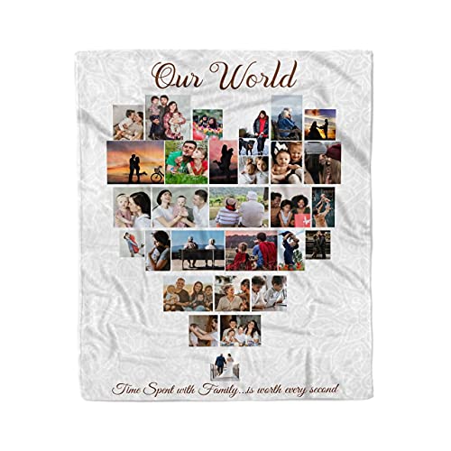 Heart Collage Blanket - 12