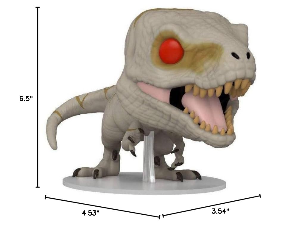 Exclusive Funko Pop! Jurassic World Dominion Atrociraptor Ghost Vinyl Figure - Target Exclusive Collectible for Movie Fans & Pop Culture Enthusiasts - Perfect for Display, Gifts, and Jurassic World Collections