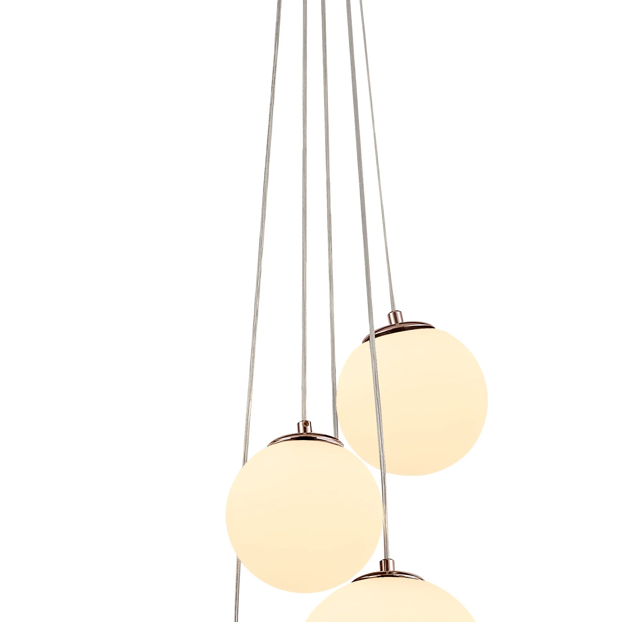 Modern Austin 5-Light Cluster Pendant with G9 Base - Elegant Ceiling Lighting for Dining Room, Kitchen Island, or Entryway