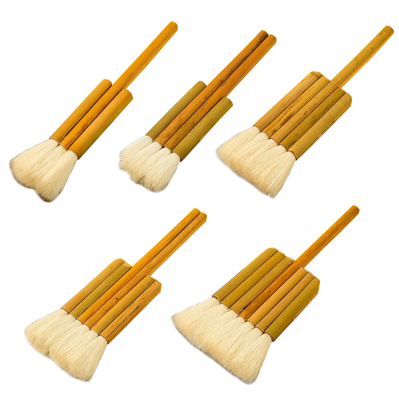 Watercolor Hake Brush - Professional Sheep Hair Blender for Pottery & Art