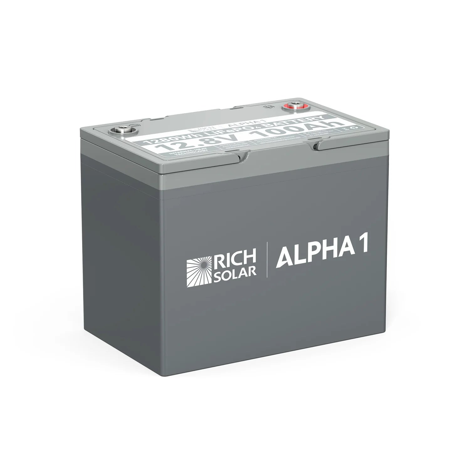 Rich Solar 12V 100Ah LiFePO4 Lithium Iron Phosphate Deep Cycle Battery with Built-in Heating & Bluetooth - Perfect for RV, Marine, Solar Power Systems & Off-Grid Applications
