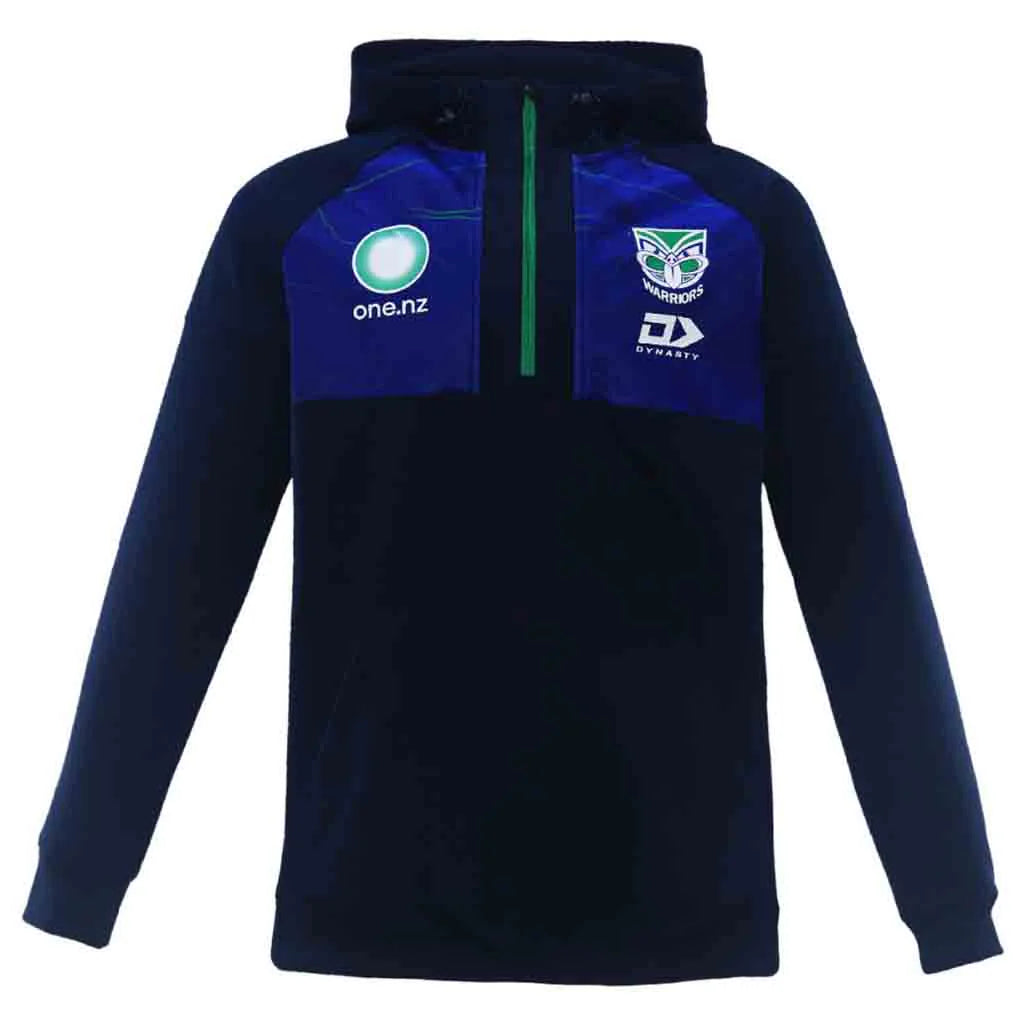 New Zealand Warriors 2024 Quarter Zip Hoodie for Men & Women - Comfortable Pullover Fleece Jacket for Rugby Fans, Casual Wear & Outdoor Activities
