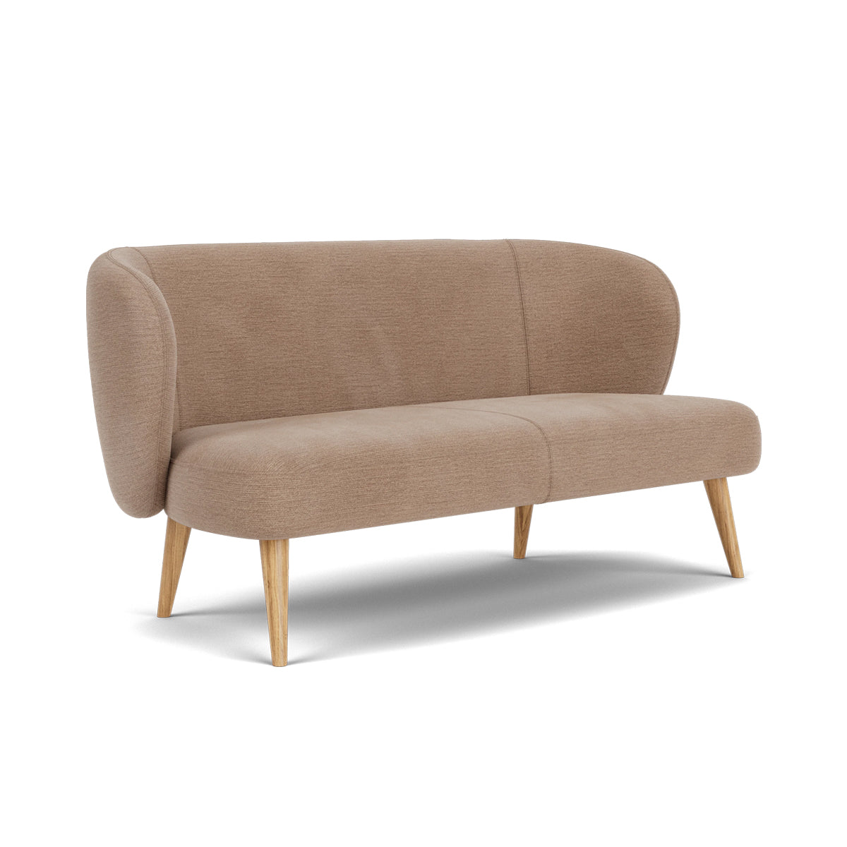 Kathleen Fabric 2 Seater Sofa - Modern Living Room Furniture for Small Spaces | Perfect for Apartments, Condos & Cozy Homes
