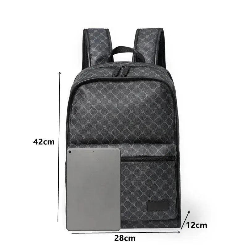 Durable Men's Work & School Backpack - Waterproof Laptop Backpack with USB Charging Port for College, Office & Travel