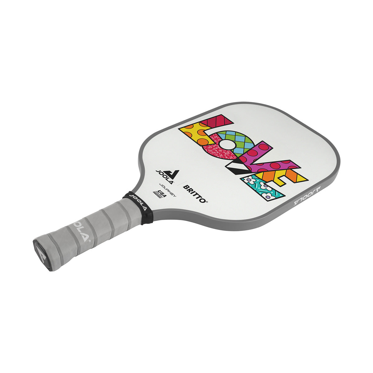 JOOLA BRITTO Pickleball Paddle - Premium Carbon Fiber Surface with Cushion Grip - USA Pickleball Approved - Perfect for Indoor & Outdoor Games, Tournaments & Recreational Play