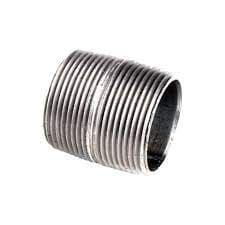 2 Sch. 40 X 2 1/2 Inch Black Steel Pipe Nipple (M113S21/2) - Heavy Duty Plumbing Fitting for Water, Gas & HVAC Systems - 113BS I25