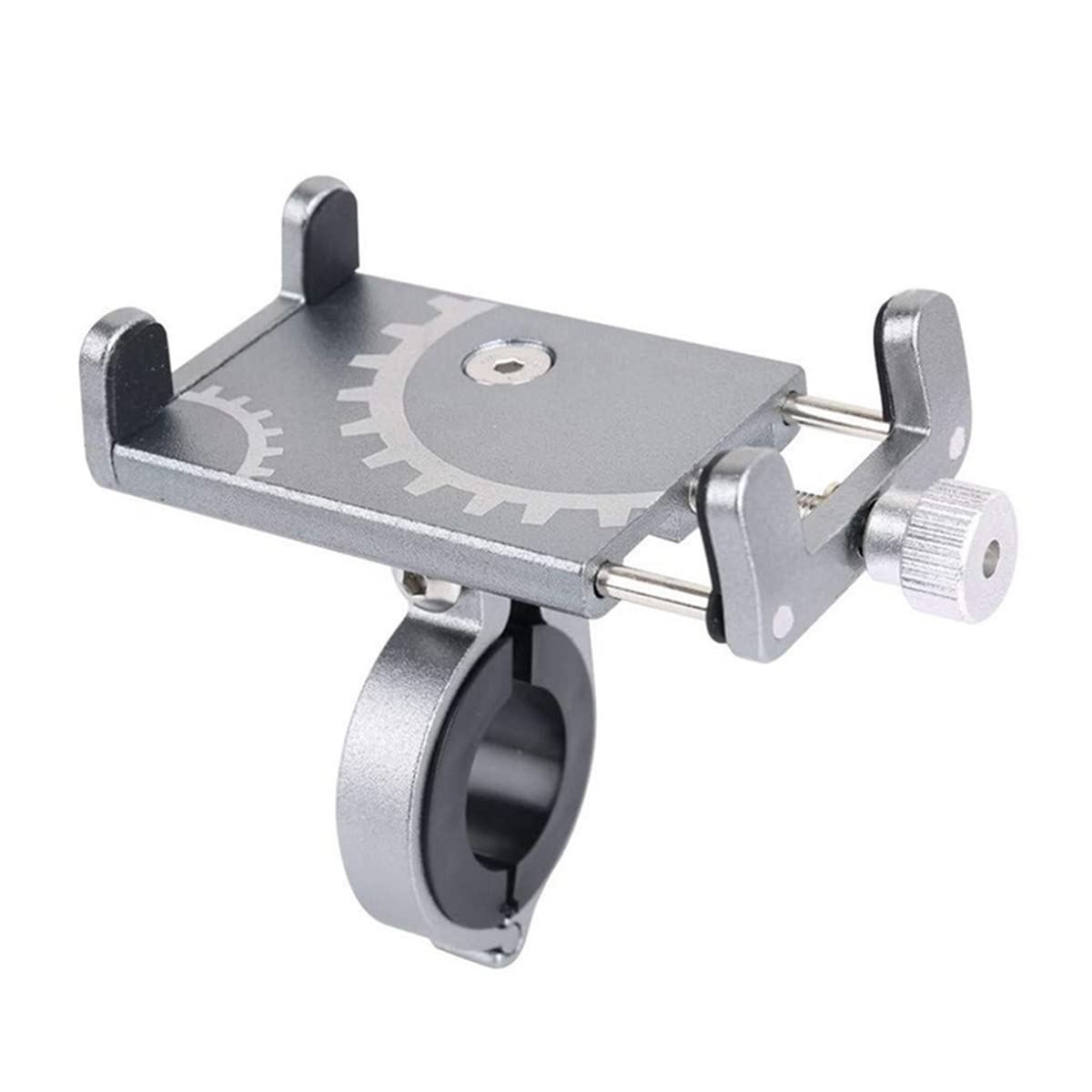 AECBUY Universal Metal Bike Phone Mount - Adjustable Handlebar Clip Stand for iPhone, Samsung & GPS Devices - Secure Bicycle & Motorcycle Phone Holder for Outdoor Cycling, Commuting & Adventure Rides