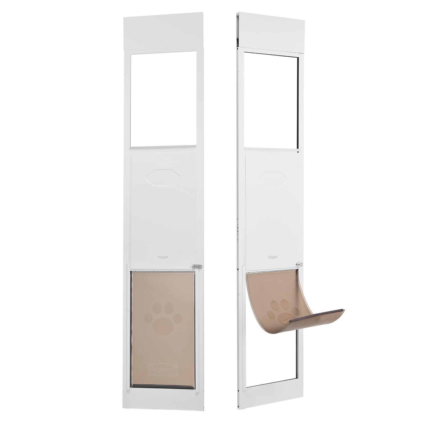 VEVOR Adjustable Dog Door for Sliding Glass Doors - 75 7/8