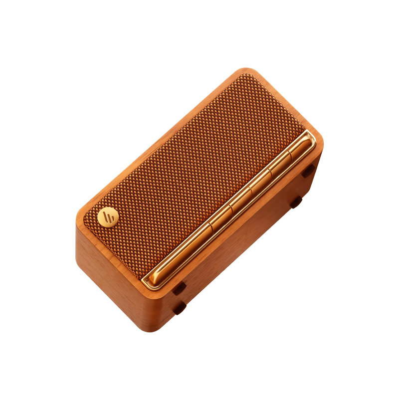 Edifier MP230 Retro Bluetooth Speaker - Portable Wireless Speaker with Rich Bass, 10H Playtime, IPX5 Waterproof - Perfect for Outdoor, Travel, Home & Office Use