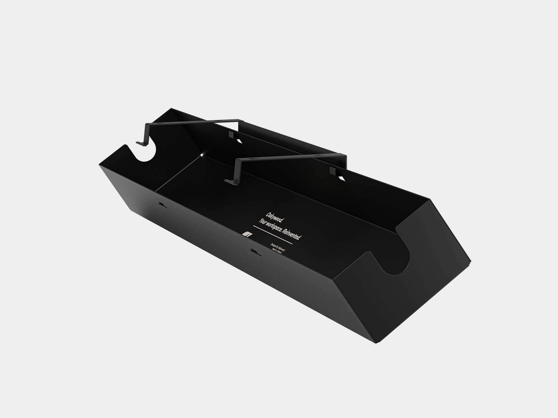 Under Desk Cable Management Tray - Organizer for Wires & Cords - Perfect for Home Office, Gaming Setup & Workspace Organization