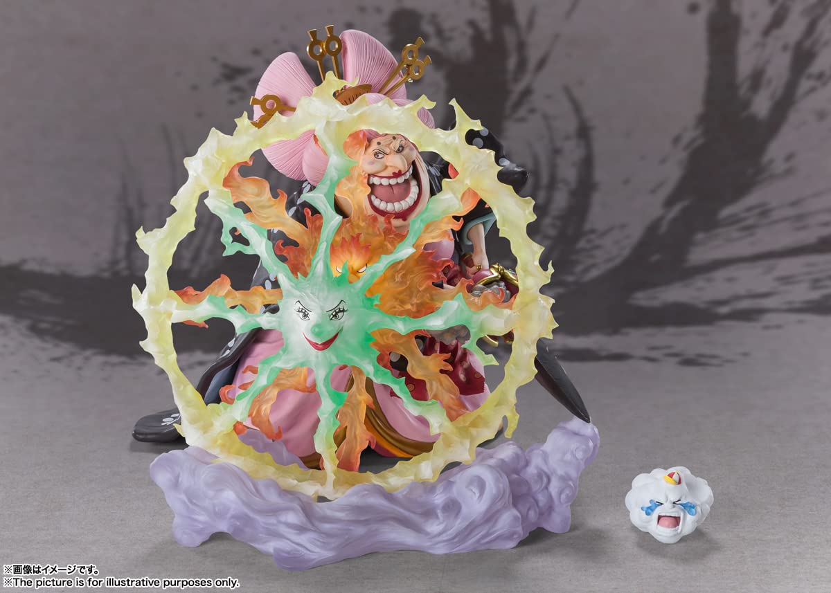TAMASHII NATIONS One Piece Charlotte Linlin Oiran Olin Battle of Monsters on Onigashima Bandai Spirits FiguartsZERO Collectible Anime Statue - Perfect for Display, Anime Collections, and One Piece Fan Gifts