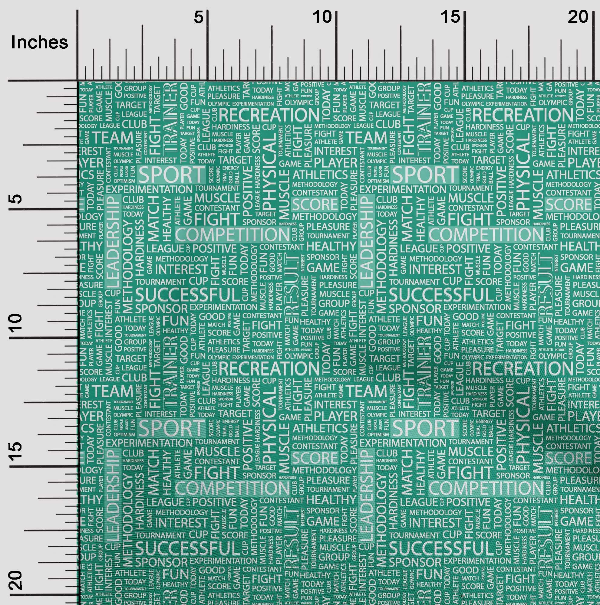 Premium 100% Cotton Jersey Green Fabric for DIY Clothing & Sewing Projects - 58 Inch Wide Printed Text Fabric by The Yard - Perfect for T-Shirts, Dresses, and Home Decor Sewing Supplies