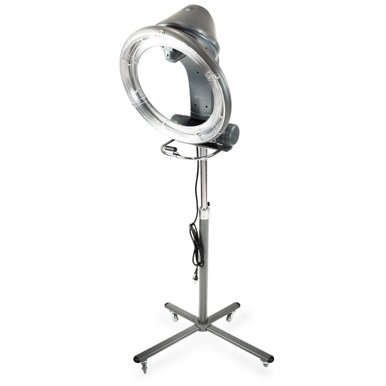 Futura Orbiting Halo Hair Color Processor & Dryer Accelerator with Rolling Base - Professional Salon Hair Treatment Equipment for Faster Processing & Drying