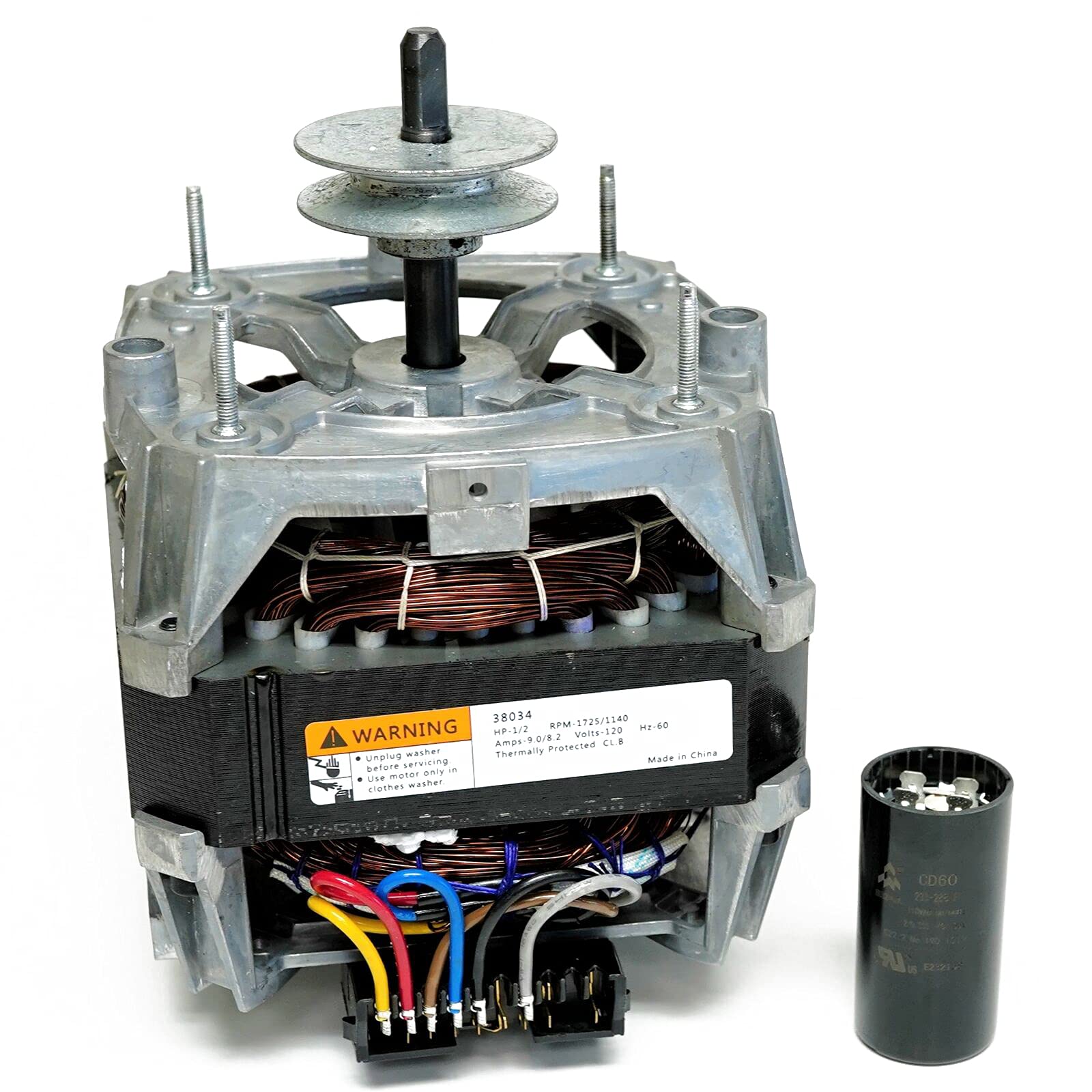Speed Queen Amana Alliance Washing Machine Motor 38034 - Replacement Part for Laundry Appliances - Perfect for Home, Laundromat, and Commercial Use