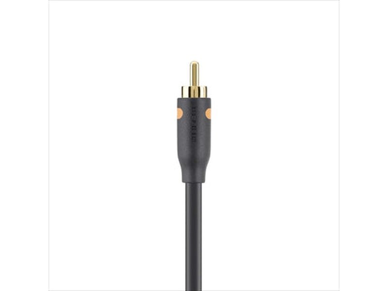 Belkin Essential Series Digital Coaxial Audio Cable 1m (3.3ft) - High-Speed Signal Transmission for Home Theater, Sound Systems & Gaming Setups