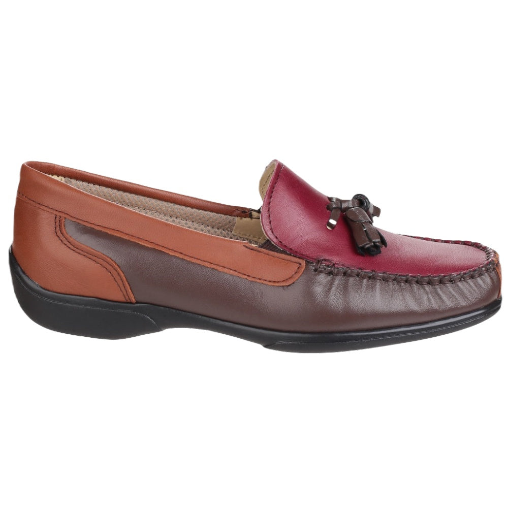 Cotswold Women's Biddlestone Loafers - Comfortable Slip-On Shoes for Work, Travel & Casual Wear | Classic Penny Loafers with Cushioned Insoles