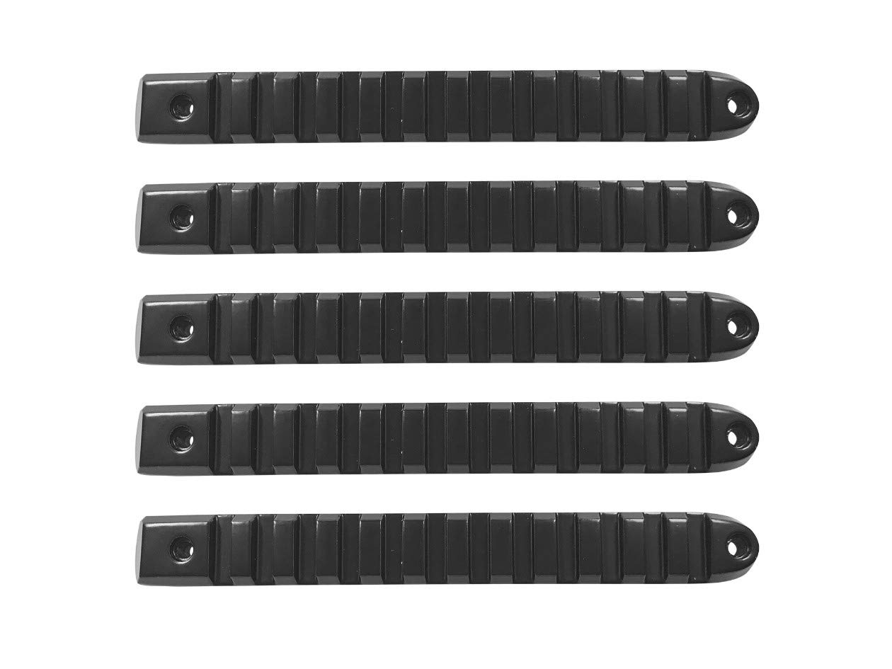 DRAKE J D Handle Black Rail Inserts - Heavy Duty Cabinet Hardware for Kitchen & Bathroom Renovation