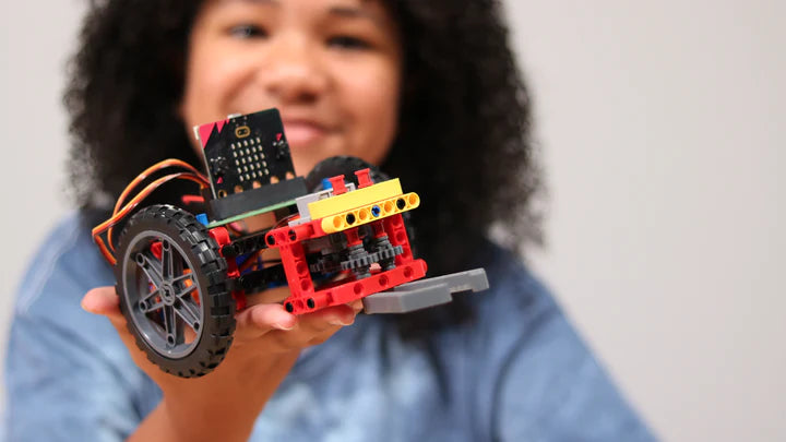 Bit Board Rover Kit - DIY Robotics Kit for Kids & Beginners | STEM Learning, Coding & Engineering Projects | Perfect for School, Home & Makerspace Activities