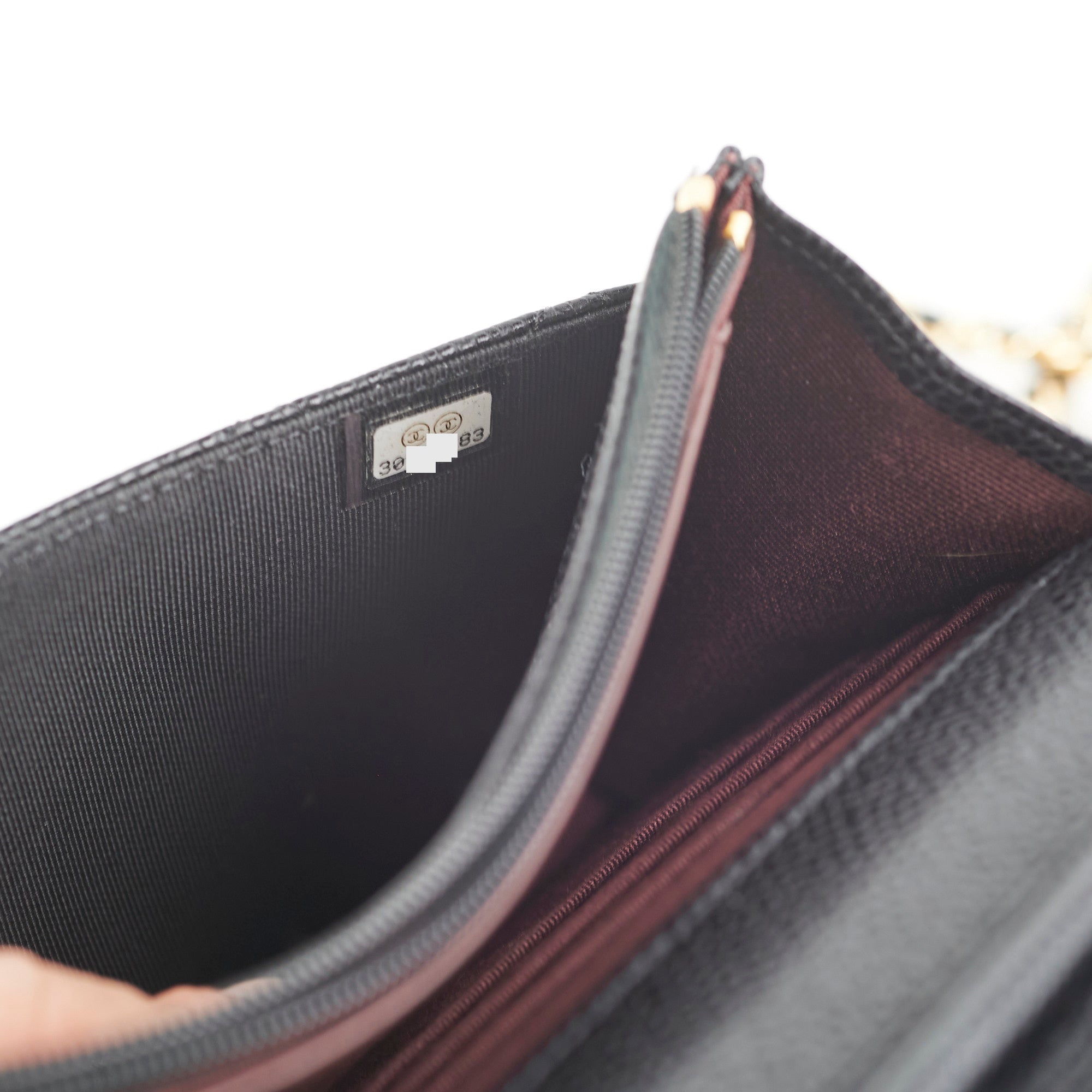 Chanel Caviar Quilted Wallet On Chain Black Crossbody Bag - Elegant & Stylish for Parties, Dates & Evening Events
