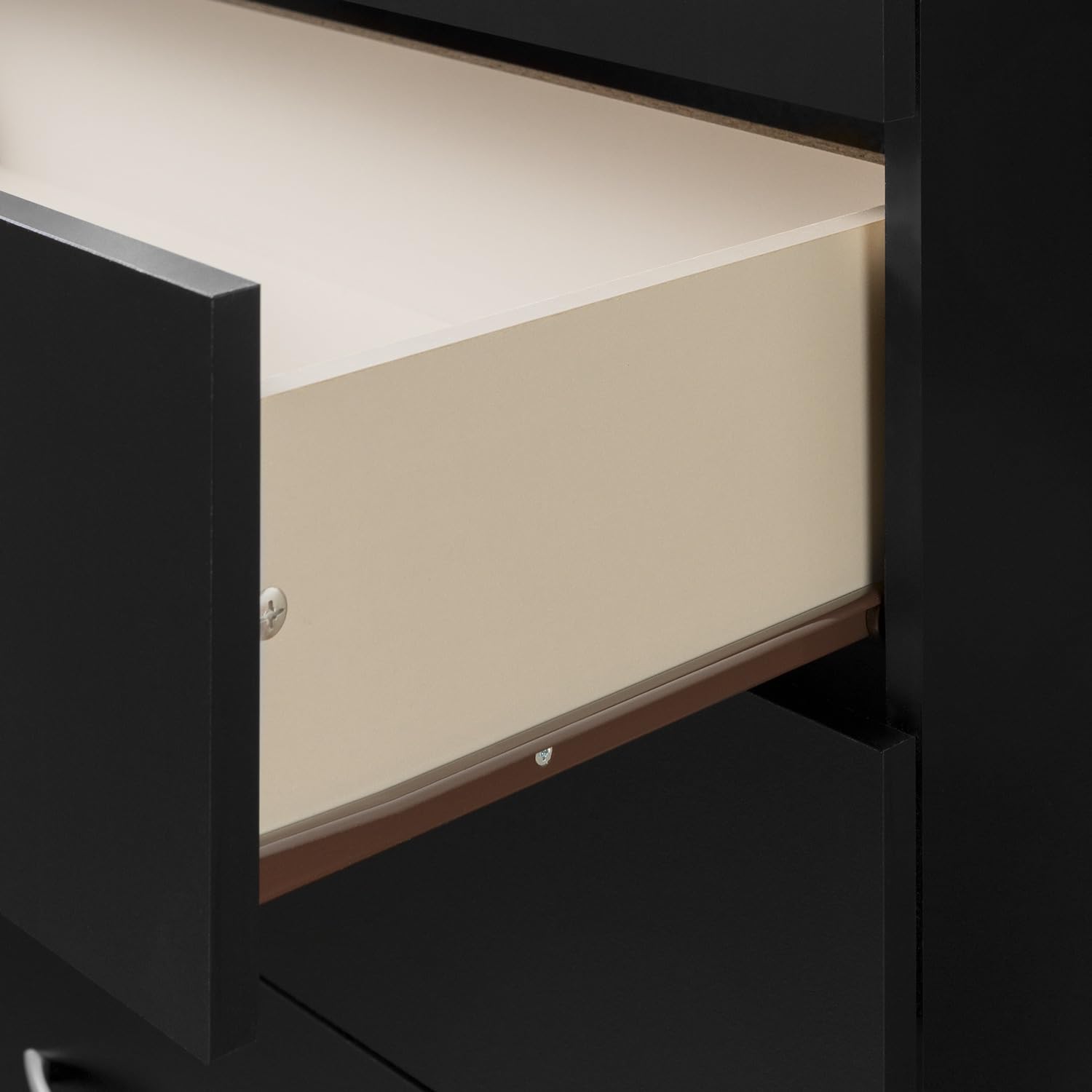South Shore Step One 6-Drawer Dresser Chest - Contemporary Gray Chocolate Finish - Bedroom Clothing Storage Organizer for Home & Office Use