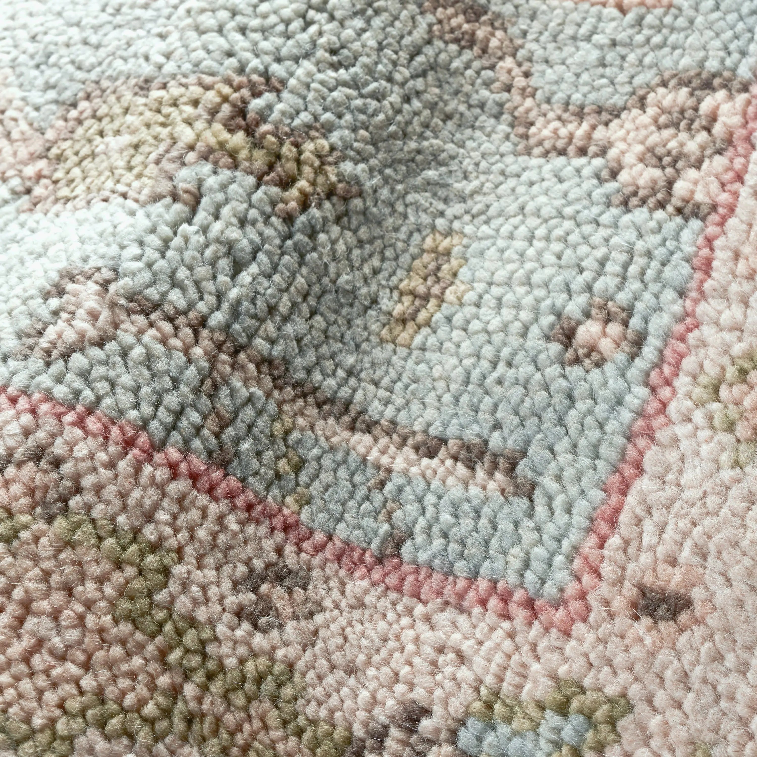 Dash & Albert Athens Sky Hand Knotted Wool Rug - Premium Handmade Area Rug for Living Room, Bedroom & Dining Room - Soft & Durable Home Decor
