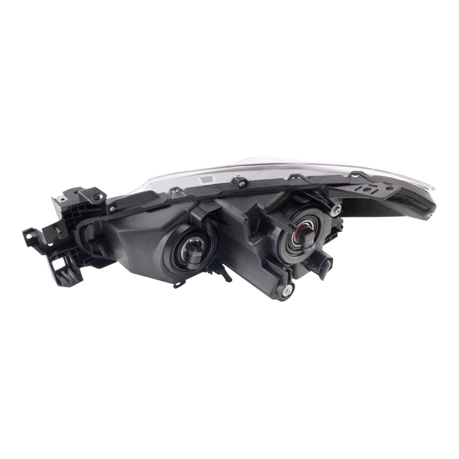 Halogen Headlight Assembly Set for 2014-2016 Mazda 3 - Driver & Passenger Side Replacement (MA2502144 MA2503144) - Perfect for Night Driving & Foggy Conditions