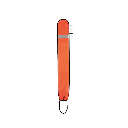 XDeep Open Simple DSMB 140cm - Inflatable Safety Marker Buoy for Scuba Diving & Snorkeling | High Visibility Diving Signal Tube for Underwater Safety & Emergency Use