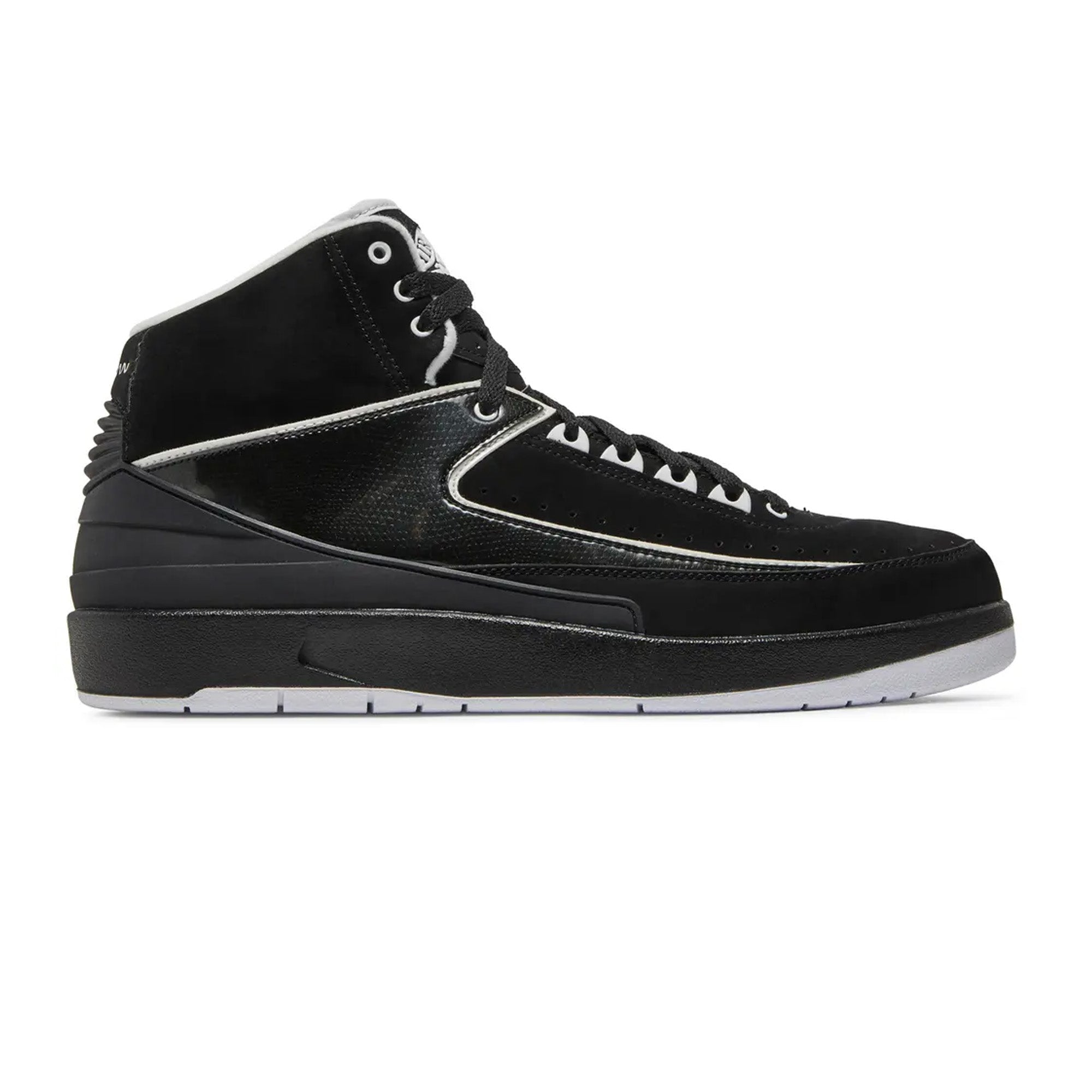 Air Jordan 2 Retro 'QF Black White' Men's Basketball Shoes (2010) - Classic Sneakers for Streetwear & Basketball Games