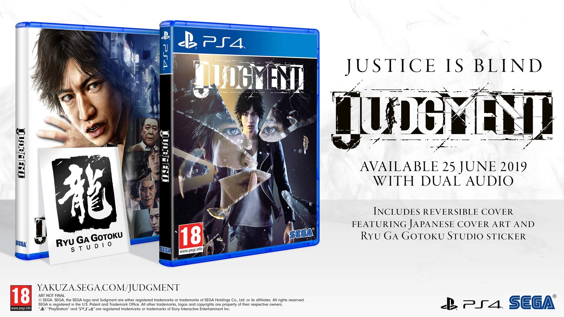 Judgment PS4 Game - Yakuza Spin-Off Detective Action Adventure - Solve Crimes in Kamurocho District - Perfect for Fans of Crime Thrillers & Japanese RPGs