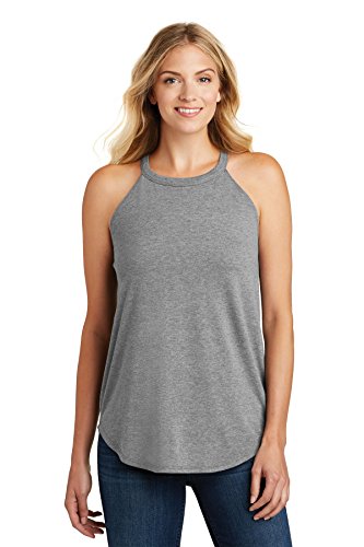 APPAREL GLOBE Women's Perfect Tri Rocker Tank Top - Comfortable Stretchy Workout Shirt for Yoga, Gym & Summer Fashion