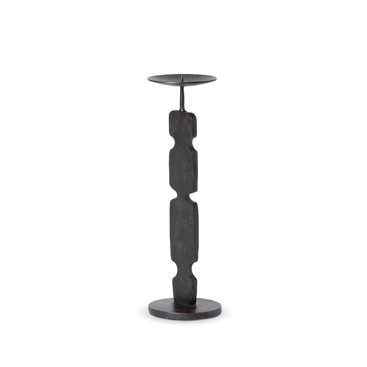 Forged Candle Holder Small - Elegant Iron Candle Stand for Home Decor, Wedding Centerpiece, Table Setting & Romantic Ambiance | Park Hill Collection EAB20230