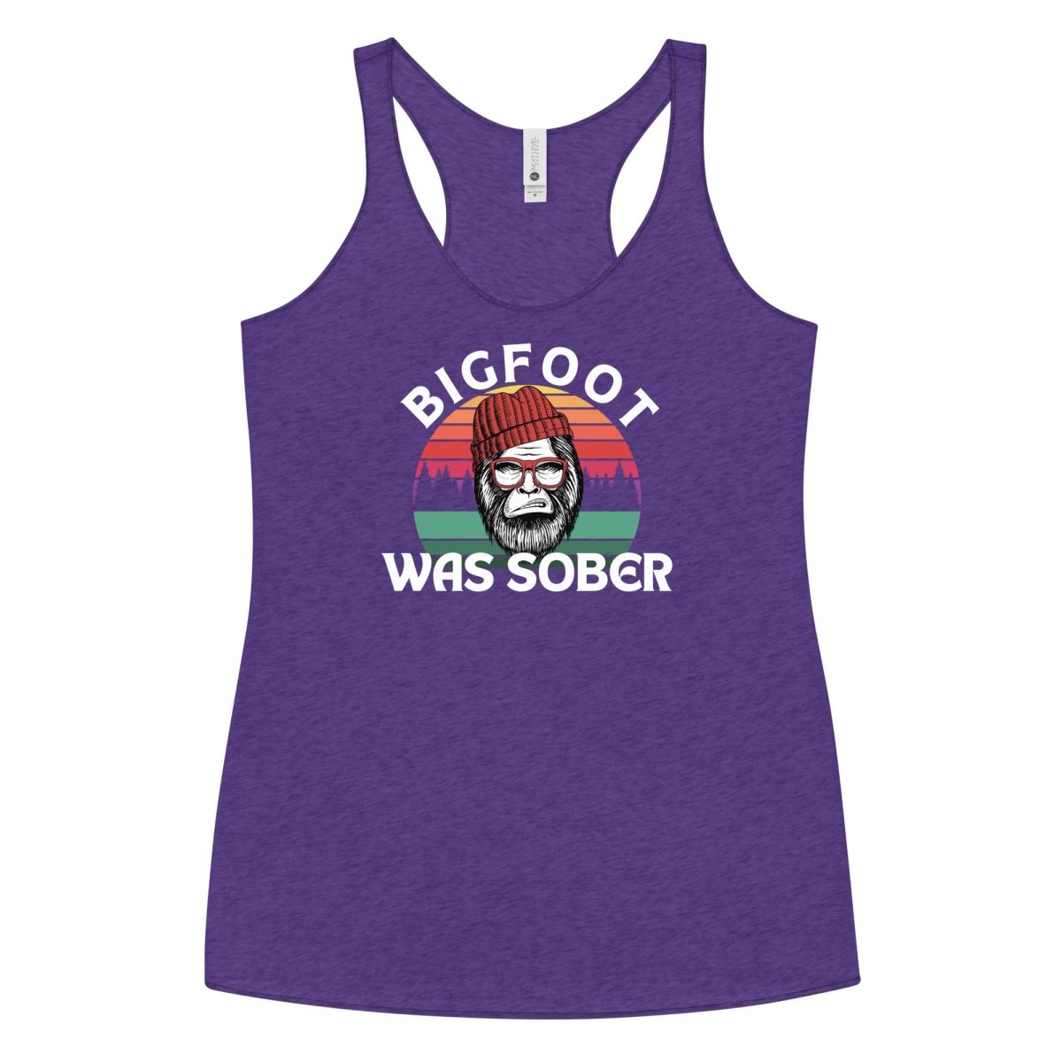 Mythical Sober Strength Racerback Tank Top for Women - Workout & Gym Essential - Perfect for Yoga, Running & Fitness Training