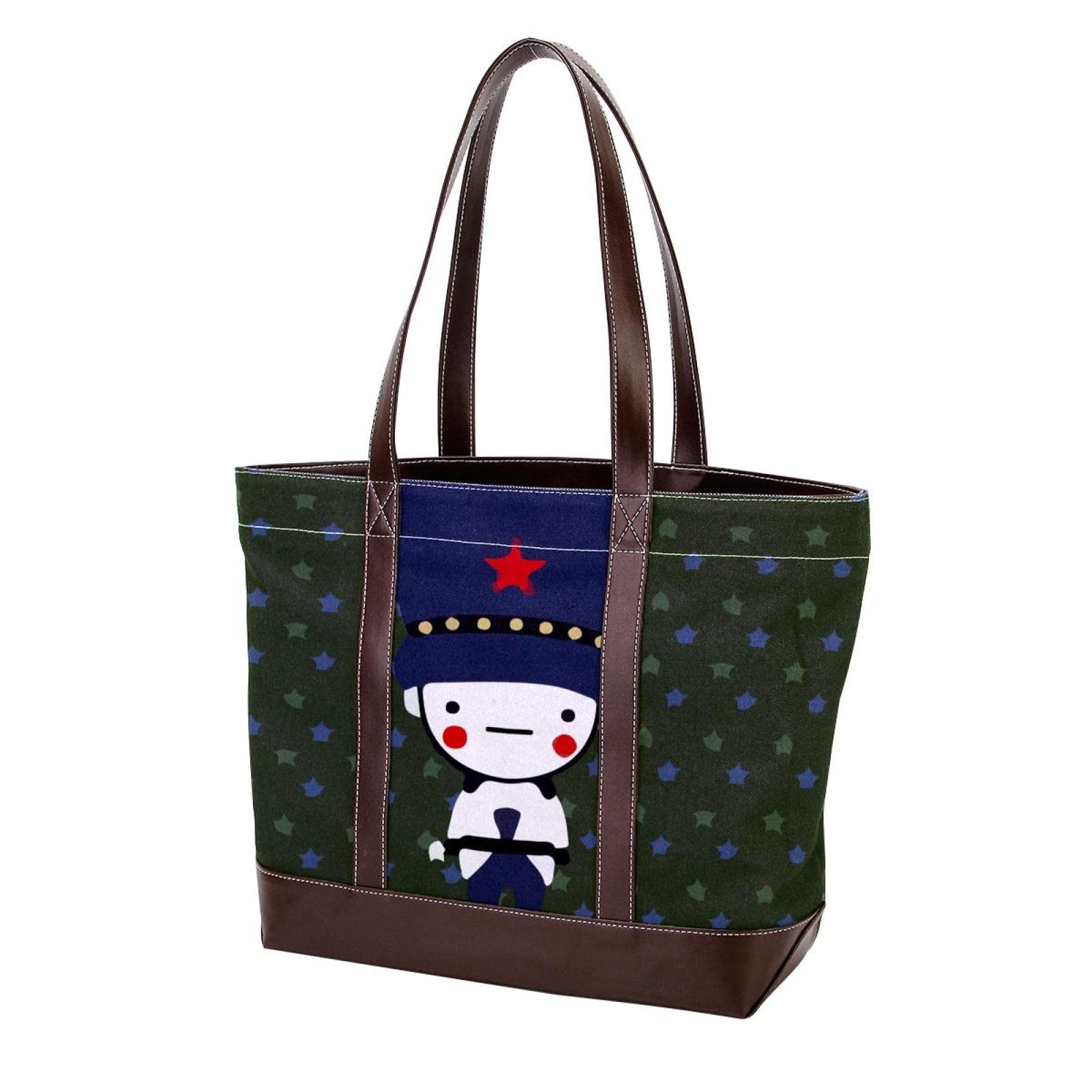 Stylish Giraffe Unicorn Tote Bag for Women - Large Leather Canvas Shoulder Bag with Top Handle, Perfect for Work, Travel & Shopping