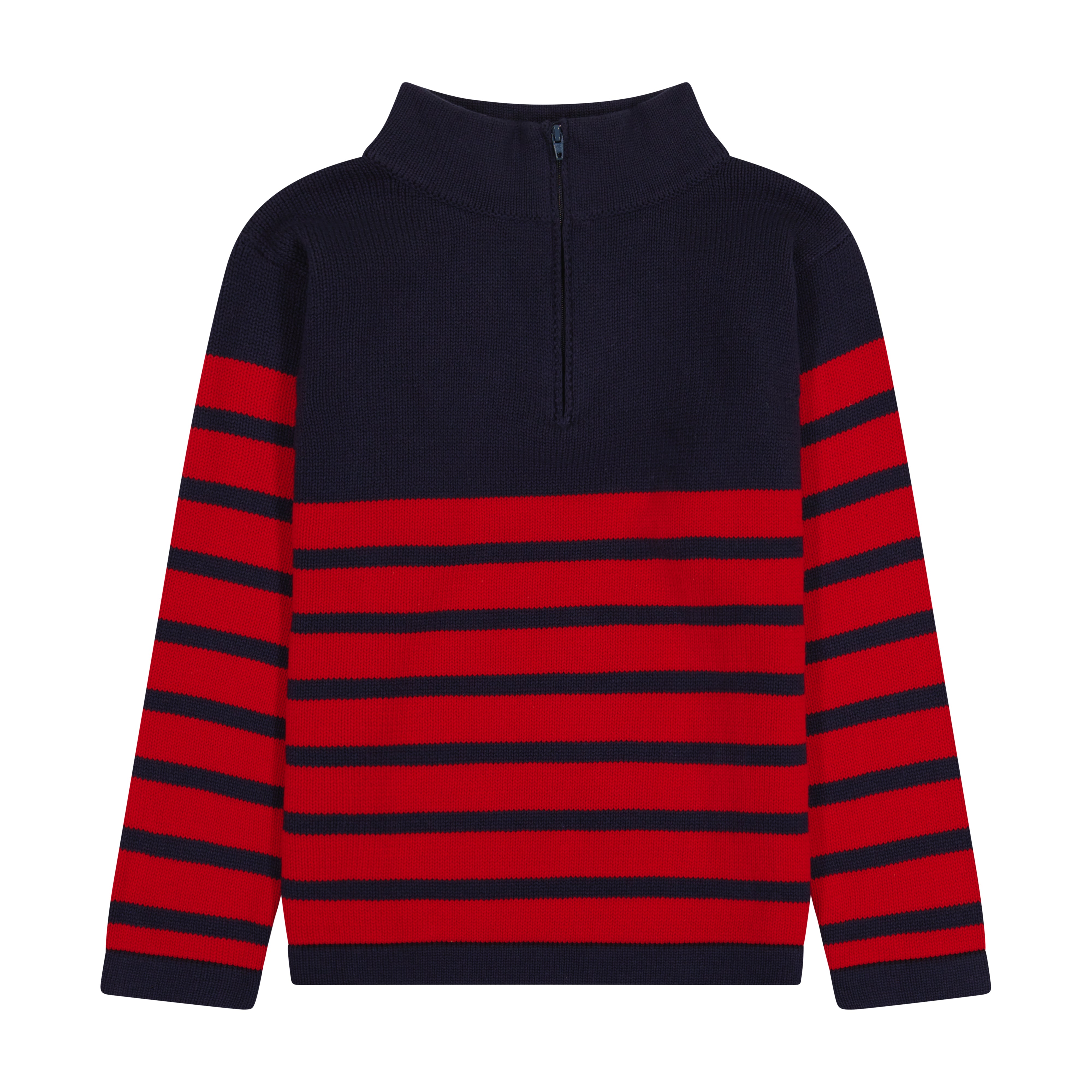 navy red stripe