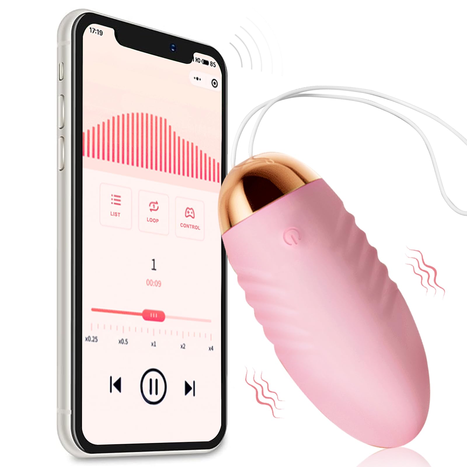 APP Remote Control Vibrator - UVILOV Bullet Mini Vibrator for Women | Rechargeable Clitoral & G-Spot Stimulator | Discreet Adult Sex Toy for Couples Play, Solo Pleasure & Sensual Massage | Waterproof & Quiet Design