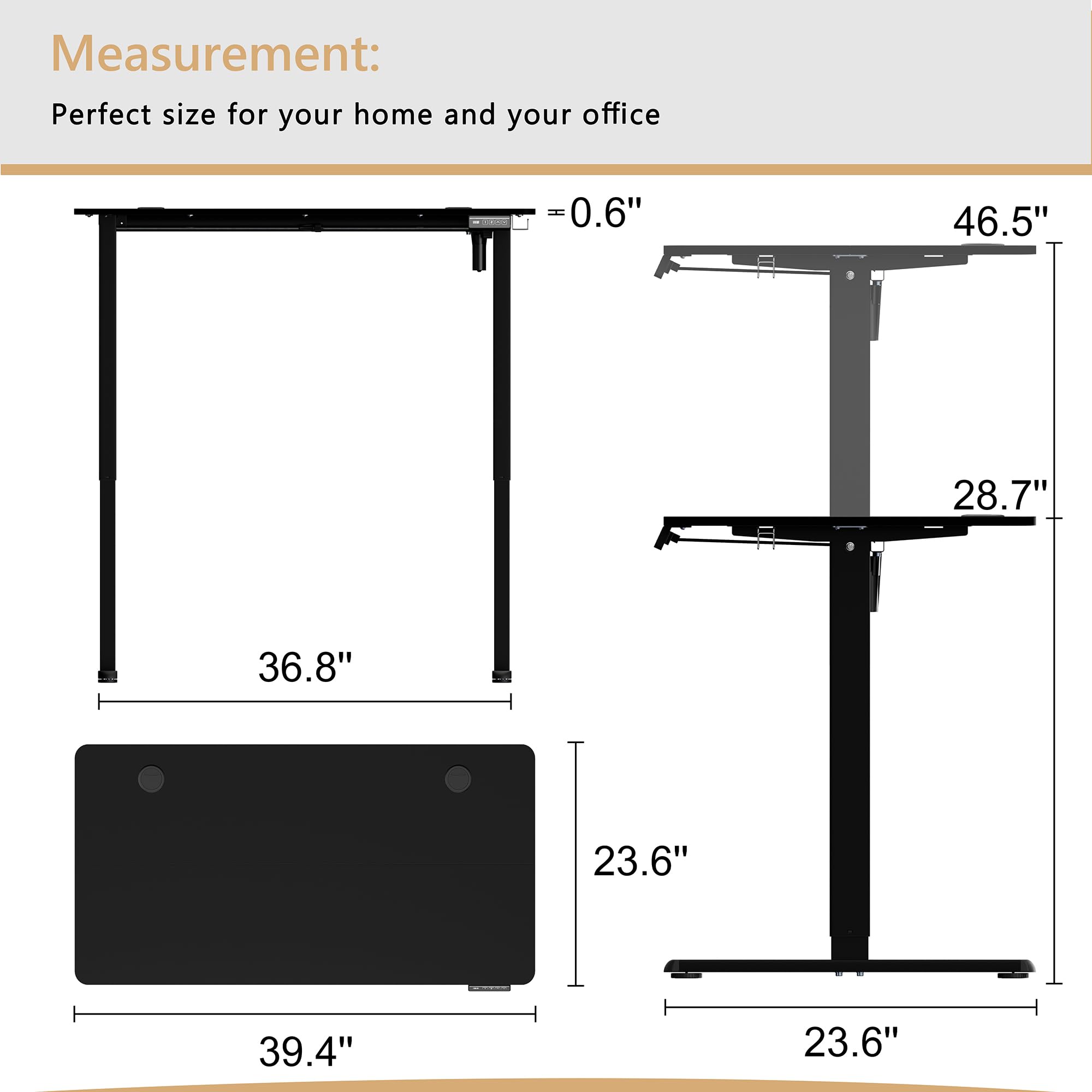 Meilocar Electric Standing Desk - 40