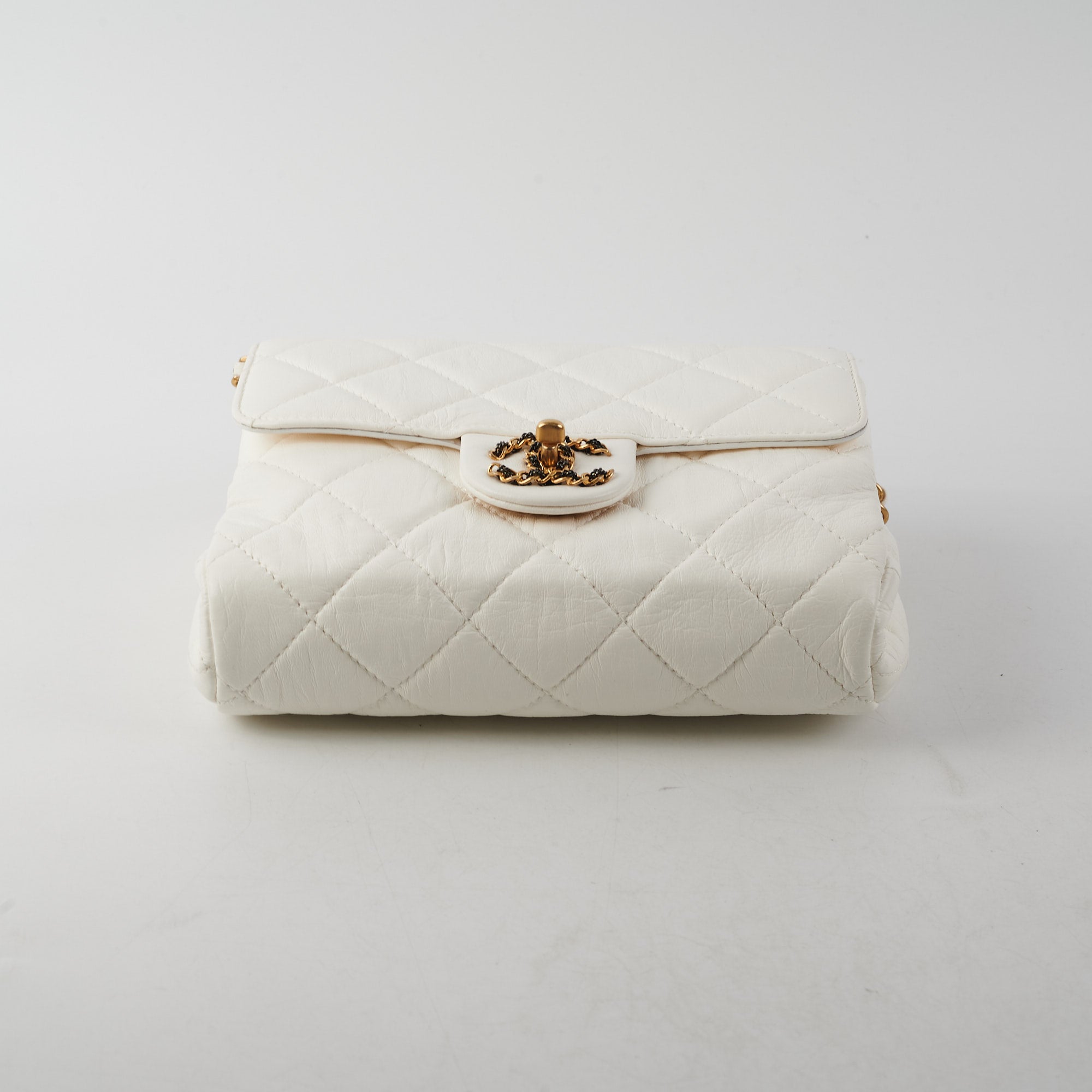 Chanel Classic Flap Bag Lambskin Leather White - Luxury Designer Handbag for Women, Perfect for Parties & Special Occasions