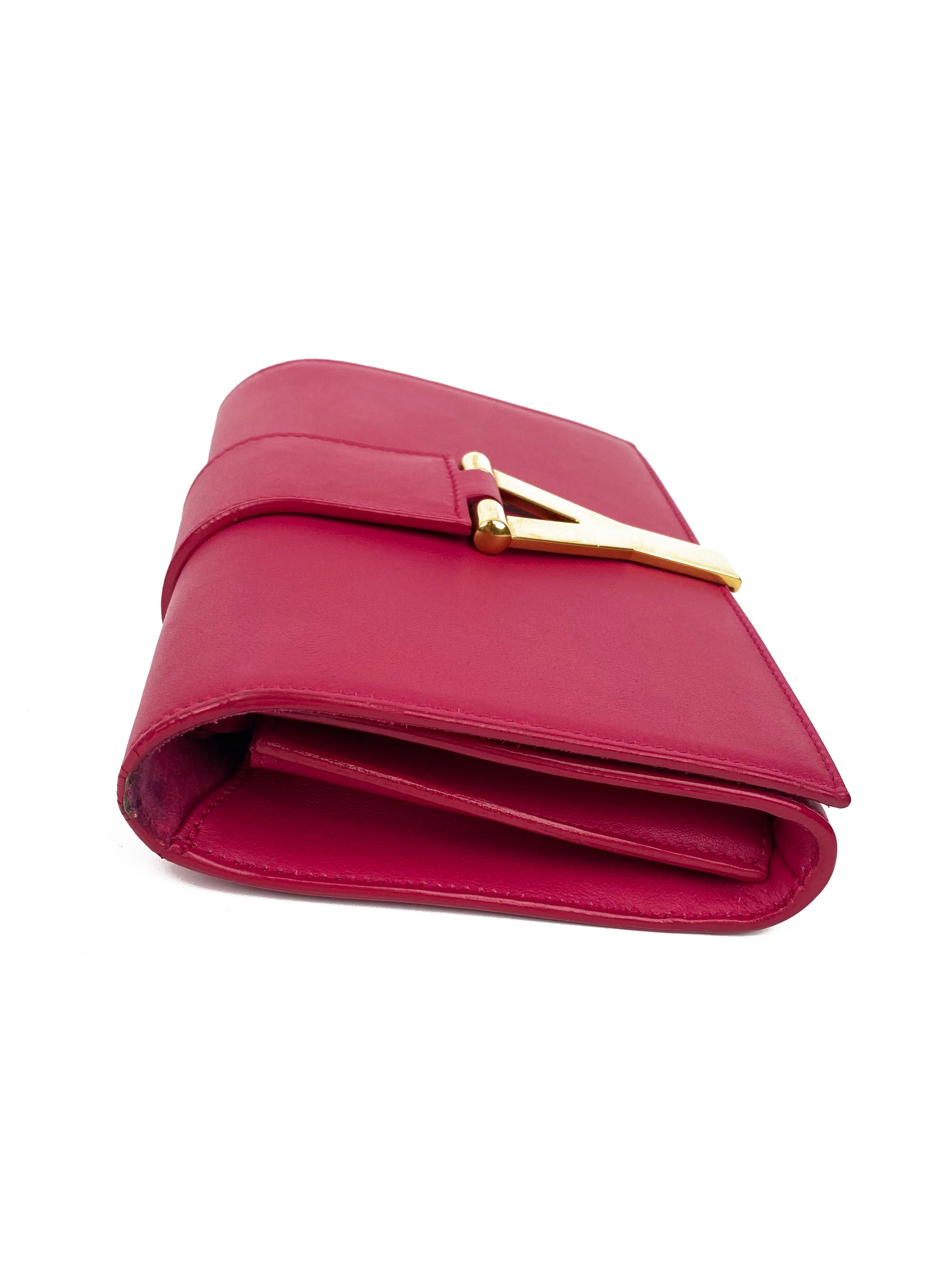 Saint Laurent Mini Pink Ligne Crossbody Bag - Luxury Designer Shoulder Purse for Women | Perfect for Date Night, Parties & Everyday Use