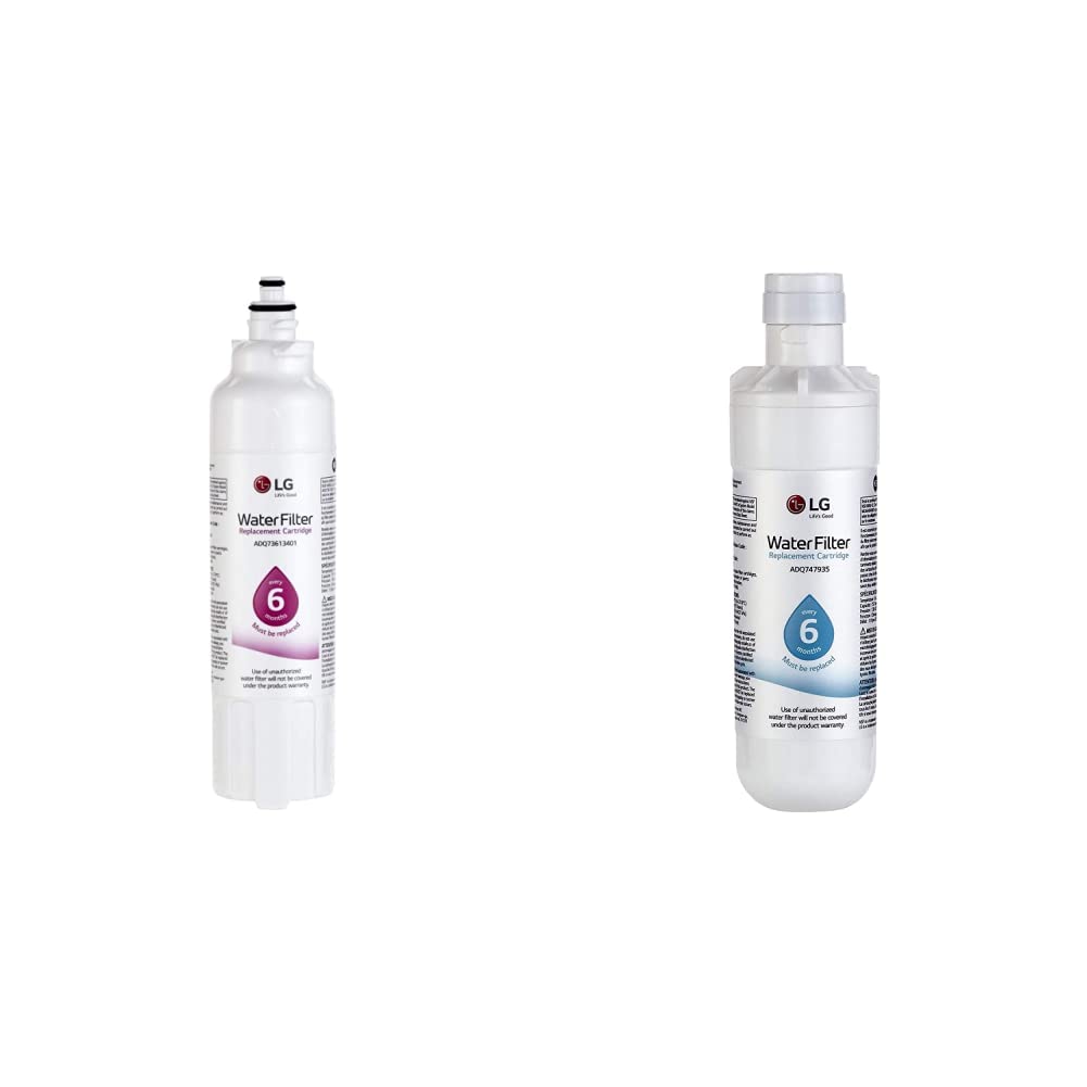 LG LT800P & LT1000P Refrigerator Water Filter Replacement - 6 Month/200 Gallon Capacity, NSF Certified, White - Perfect for LG Refrigerators, Improves Water Taste & Reduces Contaminants for Clean Drinking Water
