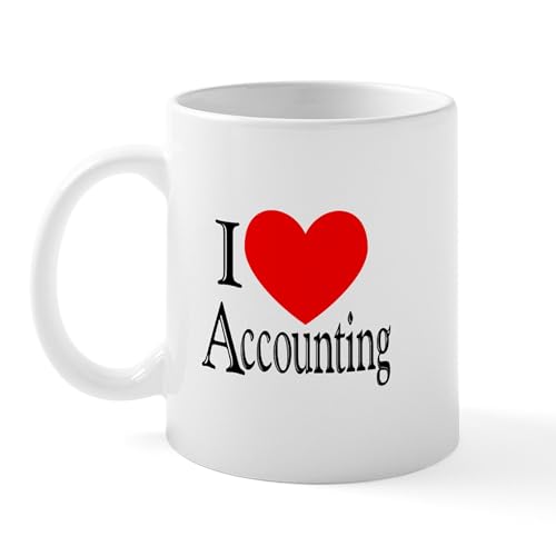 White - I Love Accounting Mug