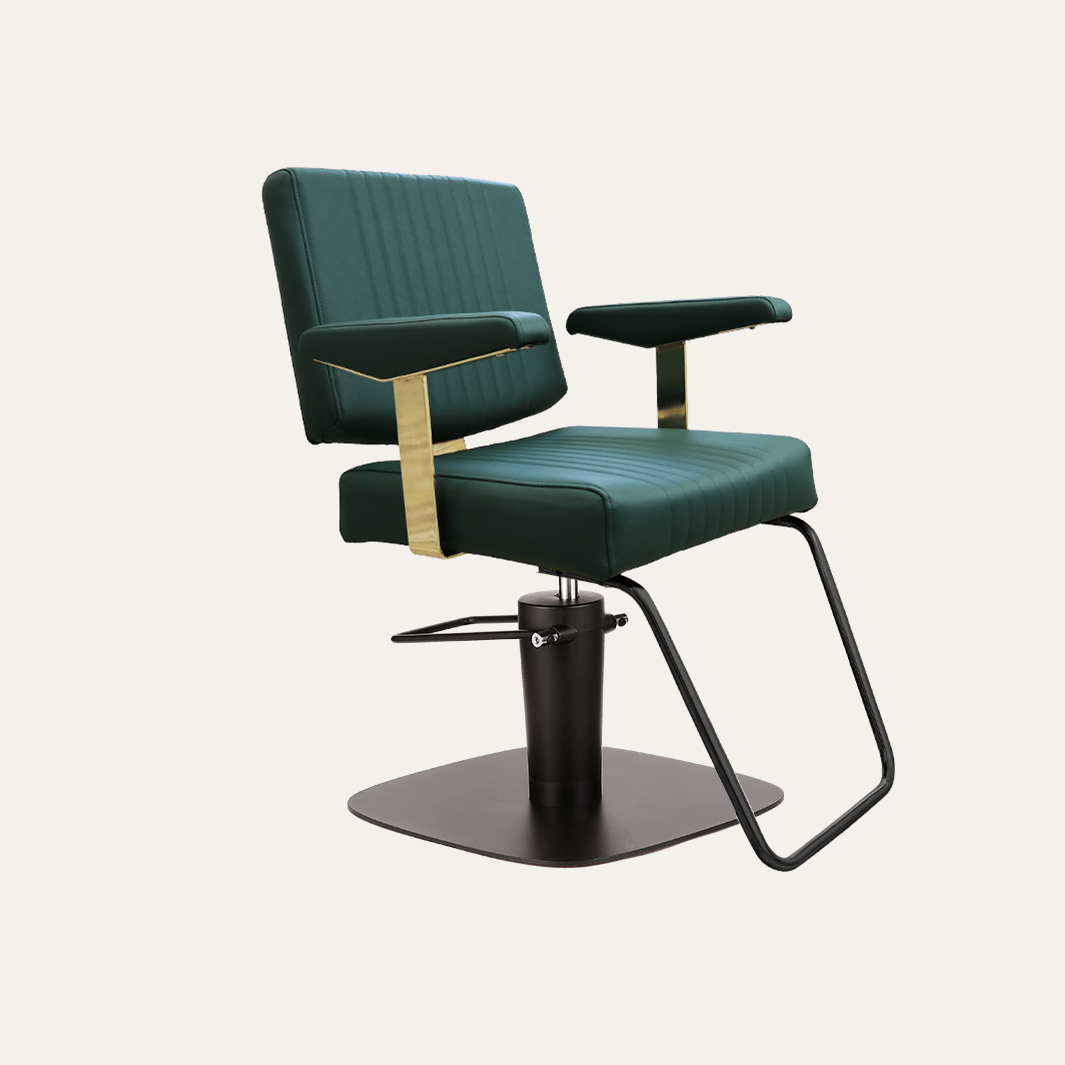 ATHENA Professional Salon Chair - Adjustable Hydraulic Styling Chair for Hairdressers & Barbers - Perfect for Salons, Barber Shops & Home Use