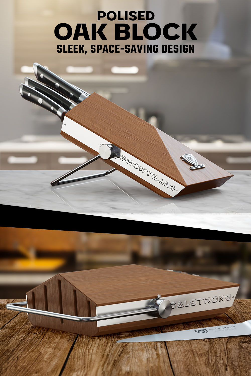 5-Piece Premium Knife Set with Modular Block - Gladiator Series | NSF Certified Kitchen Knives by Dalstrong | Perfect for Home Chefs & Professional Cooking