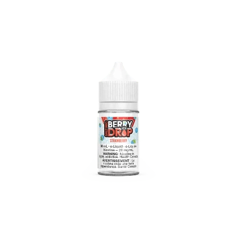 Strawberry Salt Nicotine E-Liquid - Berry Drop ICE Salts 30mL for Vape Pods & Refillable Devices - Smooth & Refreshing Vaping Experience