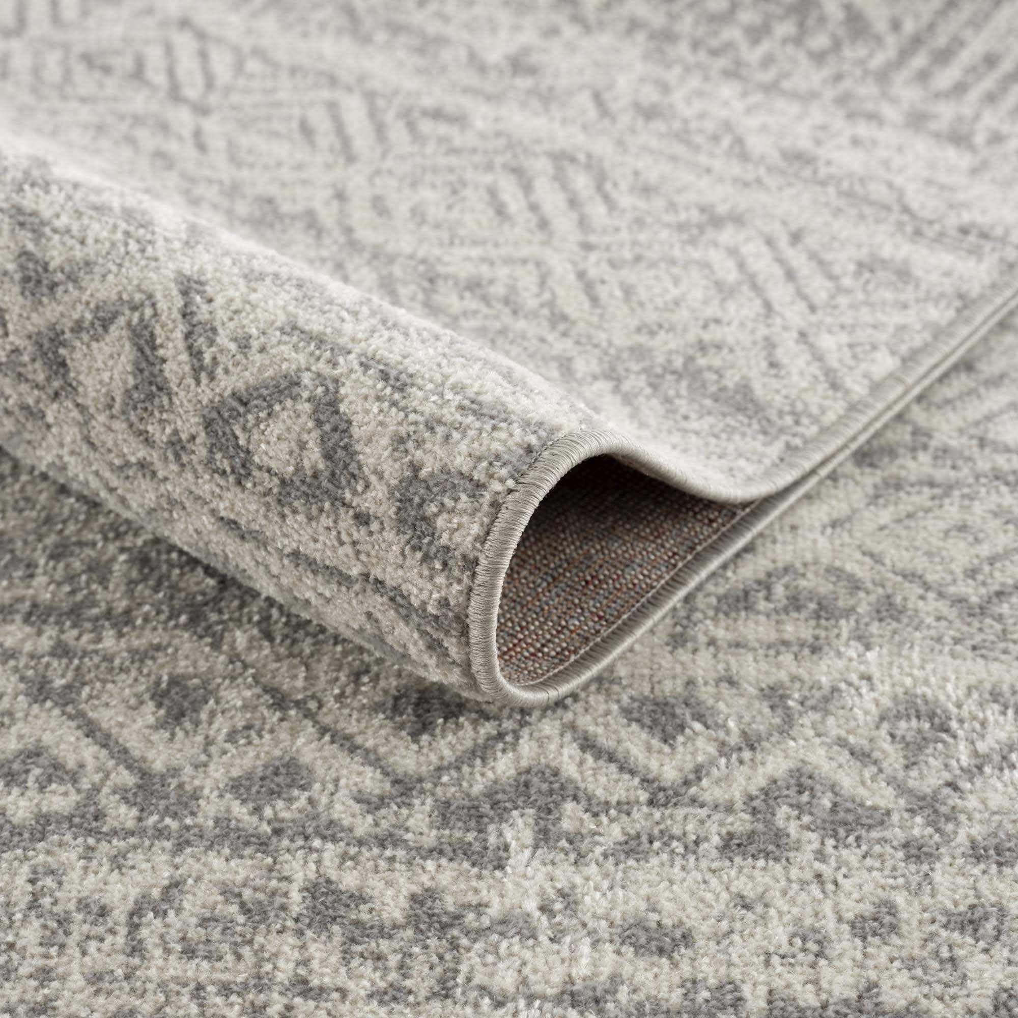 Hauteloom Gravelbourg Washable Area Rug - Gray 5'3