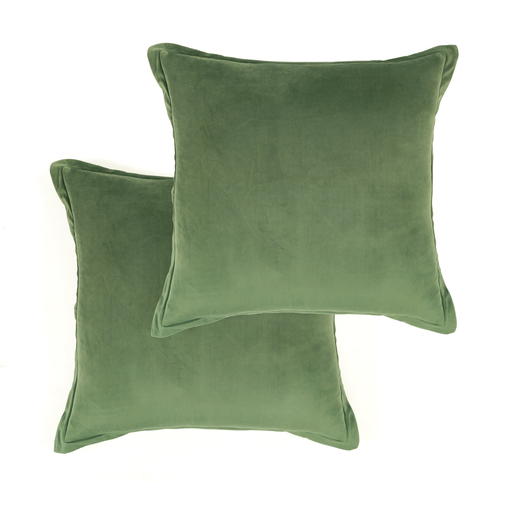 Premium Velvet Euro Sham Pillow Cover Set - 2 Piece Luxury Bedding for Home Decor | Soft & Elegant Bedroom Accent Pillows for Master Suite or Guest Room