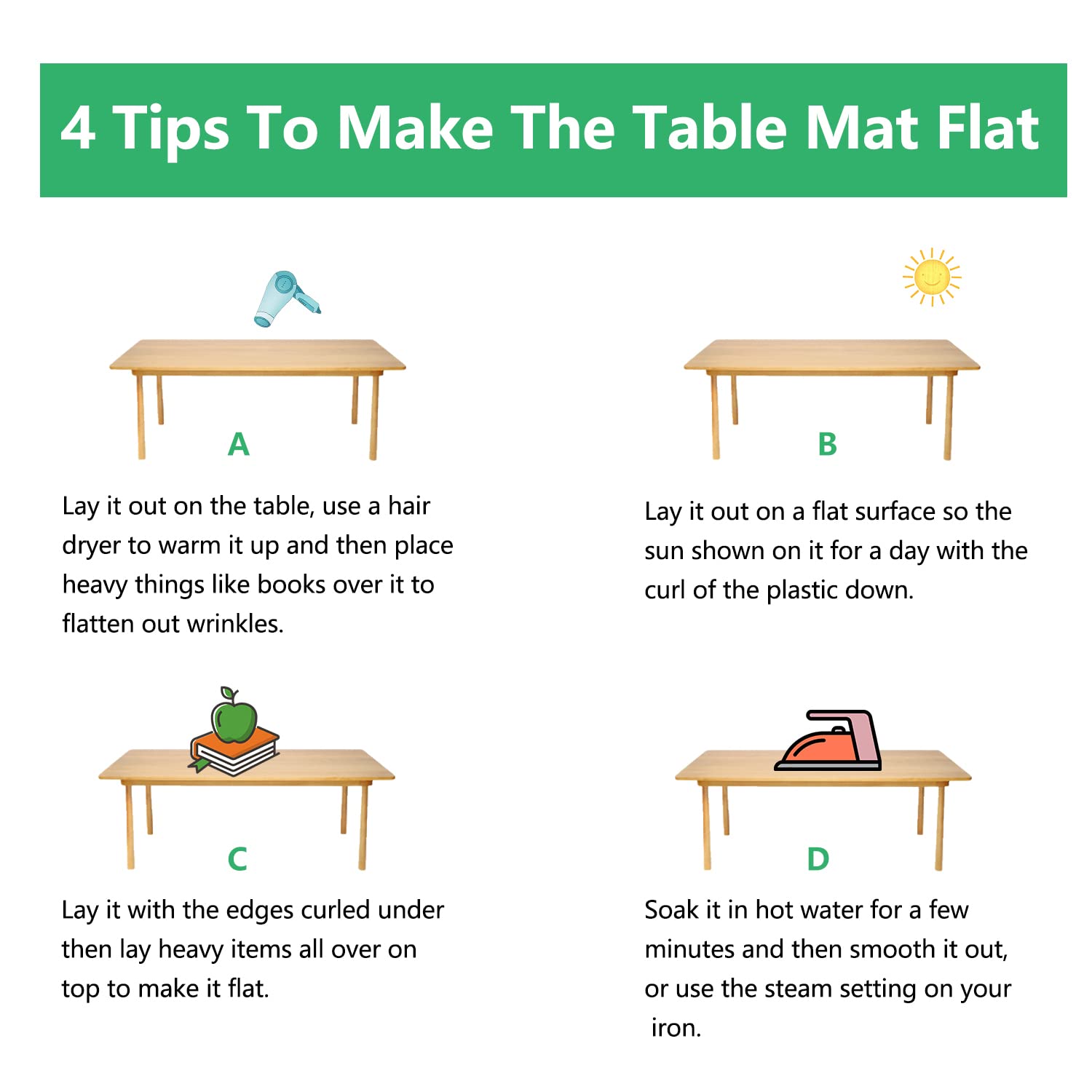 1.5mm Thick 46-Inch Round Clear PVC Table Protector - Waterproof Dining Table Cover for Kitchen, Coffee Table & Bistro Bar - No Plastic Smell, Durable Table Mat for Everyday Use & Special Occasions
