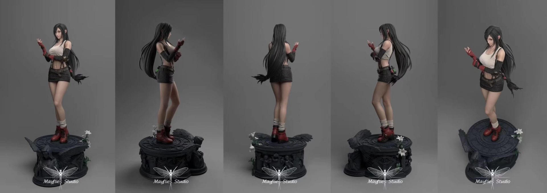 Mayflies Studio Tifa Cosplay Costume - Final Fantasy VII Remake Outfit for Halloween, Conventions & Cosplay Events