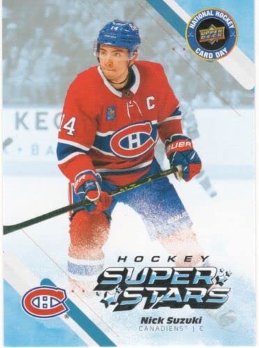 2023 Upper Deck NHCD #NHCD17 Nick Suzuki Montreal Canadiens Hockey Trading Card - Perfect for Collectors, Fans, and Sports Memorabilia Enthusiasts