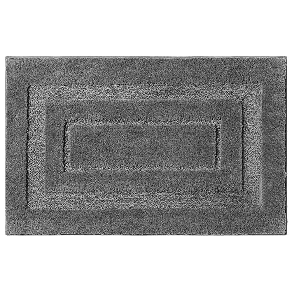 Soft Plush Microfiber Bathroom Rug Mat - Non-Slip, Absorbent Shower Floor Mat for Tub & Bathroom - Machine Washable, 16